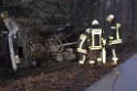 Container LKW umgestuerzt Koeln Brueck Bruecker- Dellbruecker Mauspfad P054